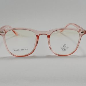 عینک بلوکات مخصوص مطالعه و کامپیوتر  رنگ صورتی با جلد و دستمال bluecut