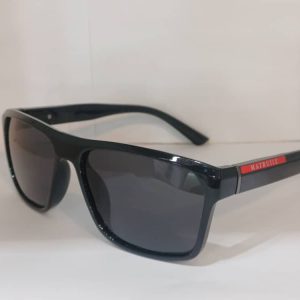 عینک آفتابی پلاریزه matrix طرح پرادا مشکی براق